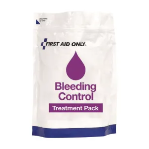 12-piece Bleeding Control Treatment Pack, 12 Pieces, Resealable Plastic Bag