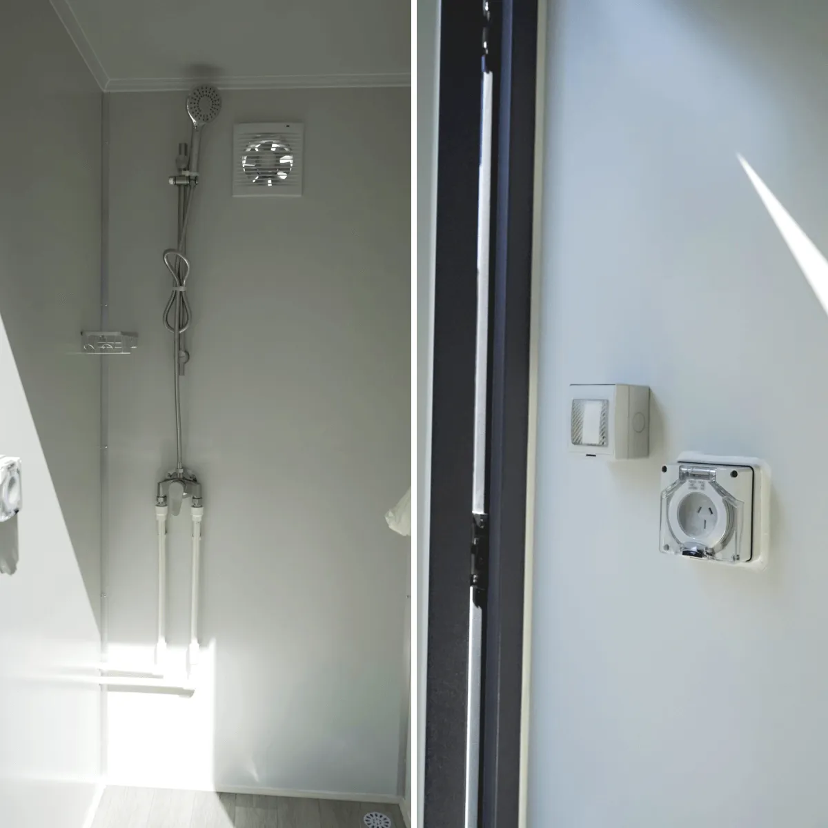 2 Private Mobile Shower Room