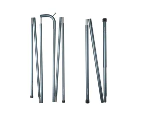 Asgard 7.1 alu pole set - Aluminium