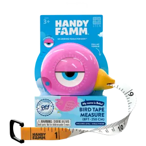 Bebe Handy Famm Pink Bird Tape Measure