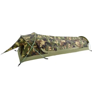 Bivy II | 1 Person 3 Season Ultralight Backpacking Tent (Camo & Arm Green)