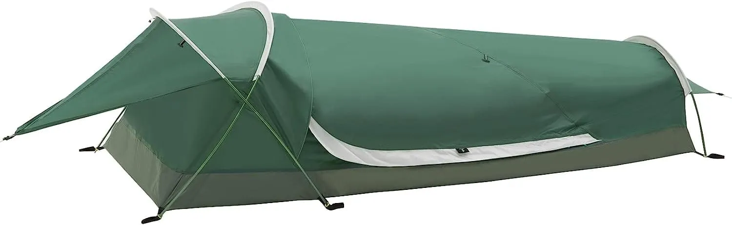 Bivy II | 1 Person 3 Season Ultralight Backpacking Tent (Camo & Arm Green)