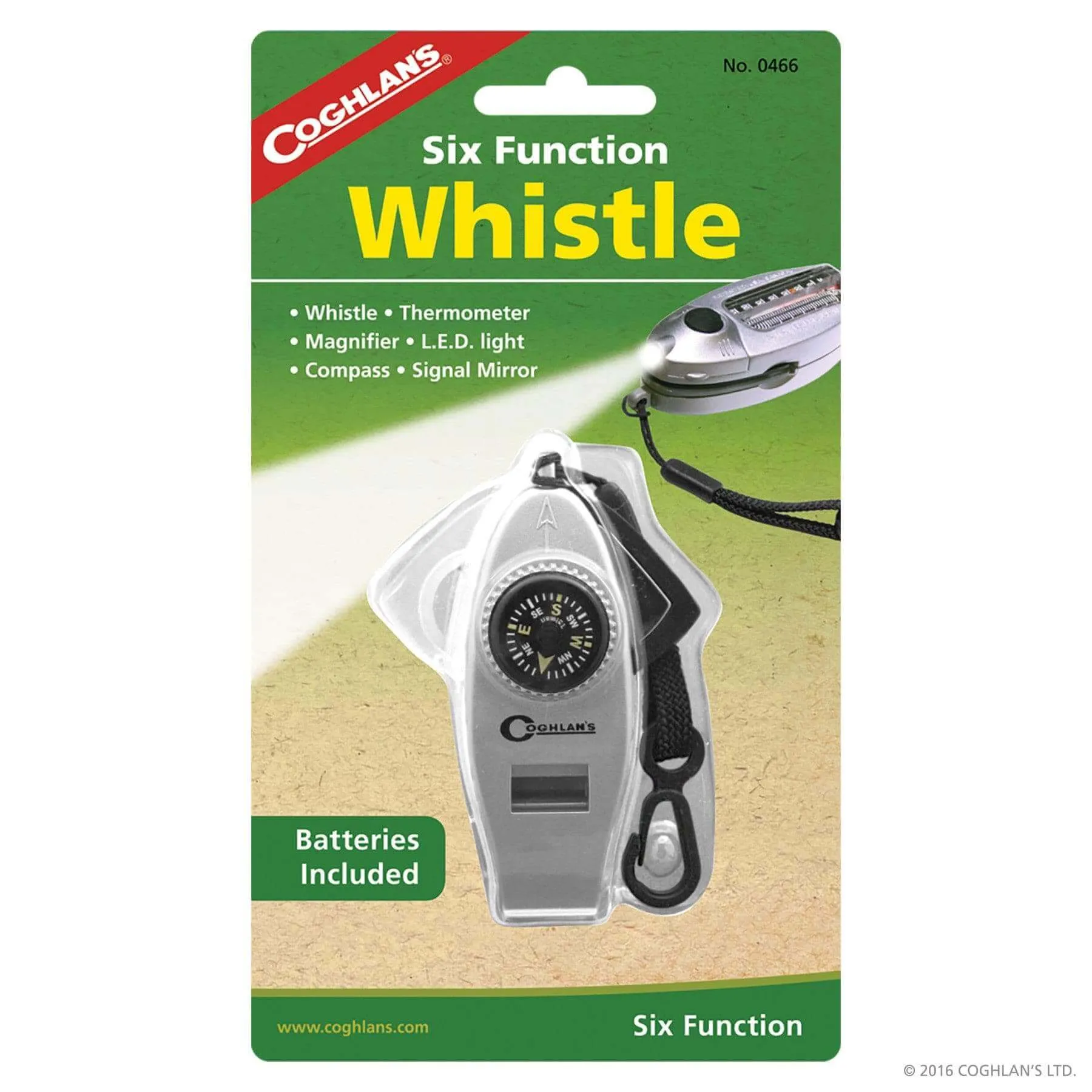 Coghlans 6 Function Whistle