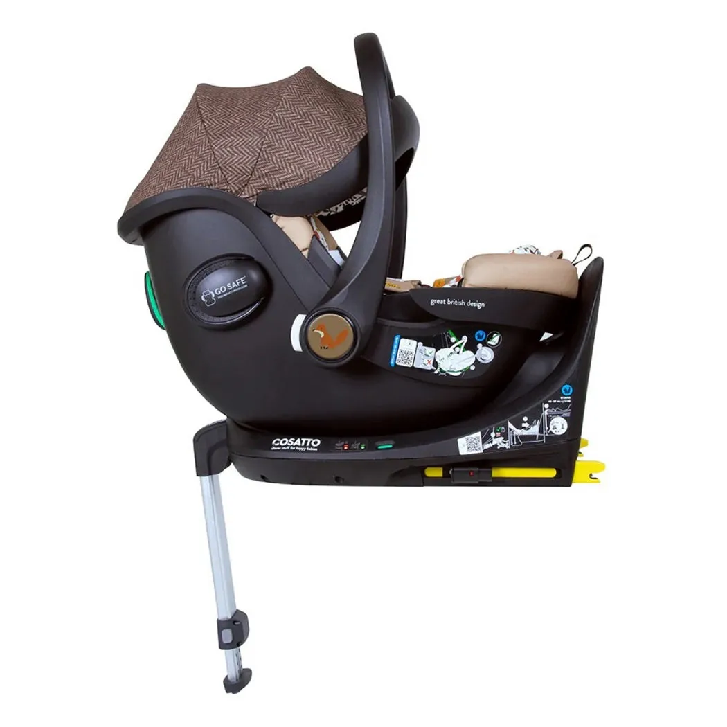 Cosatto Wow 3 Foxford Hall Everything Bundle with 360° Rotating Car Seat & ISOFIX Base