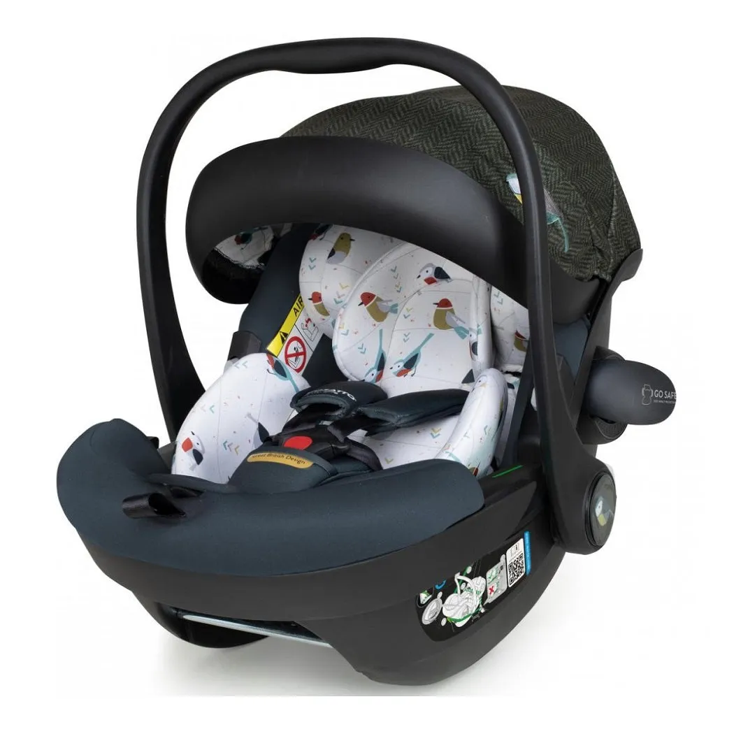 Cosatto Wow Continental Bureau Everything Bundle with 360° Rotating Car Seat & ISOFIX Base