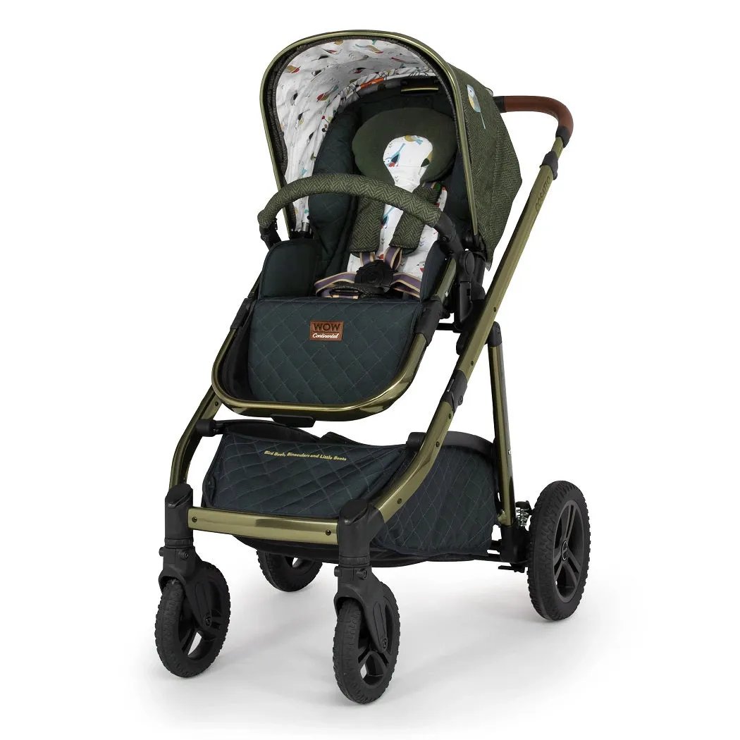 Cosatto Wow Continental Bureau Everything Bundle with 360° Rotating Car Seat & ISOFIX Base