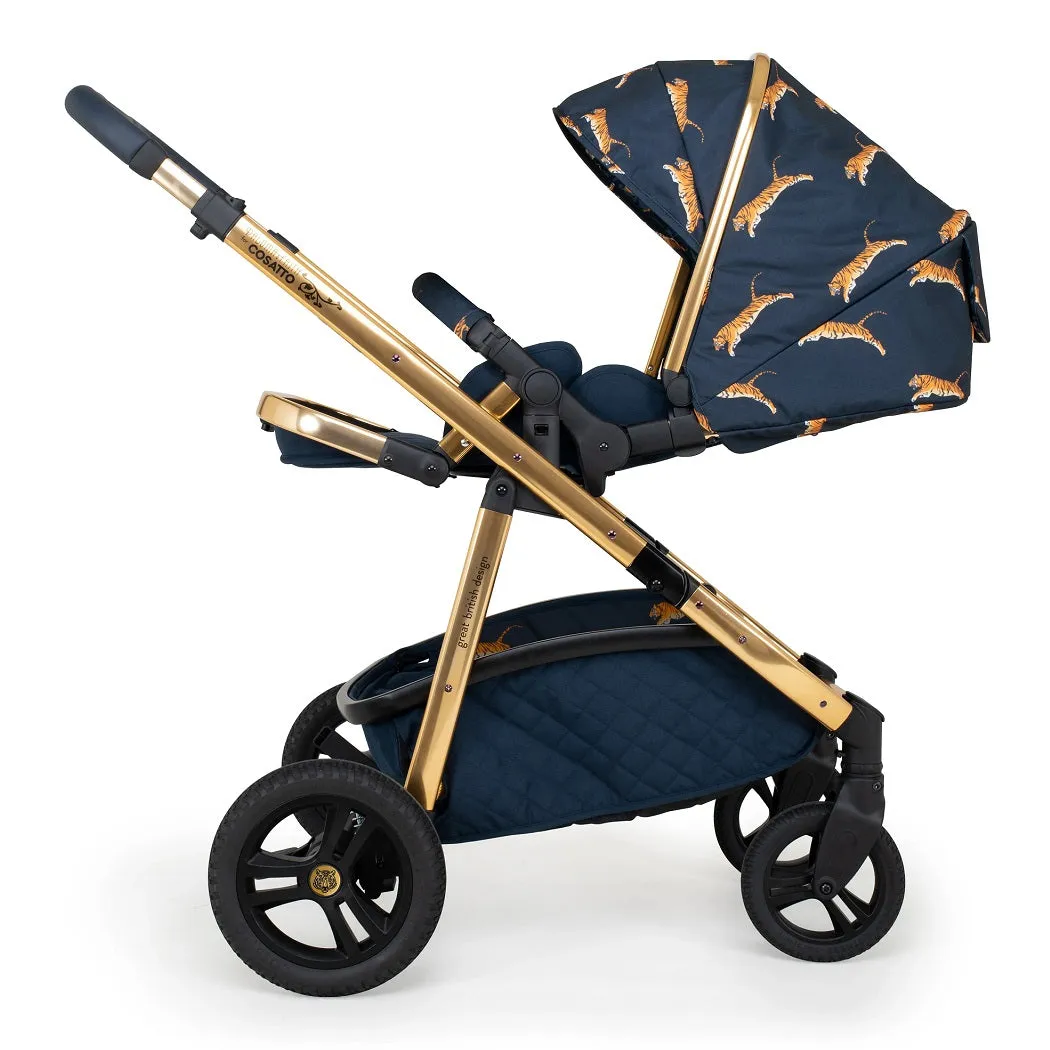 Cosatto Wow Continental On The Prowl Everything Bundle with 360° Rotating Car Seat & ISOFIX Base