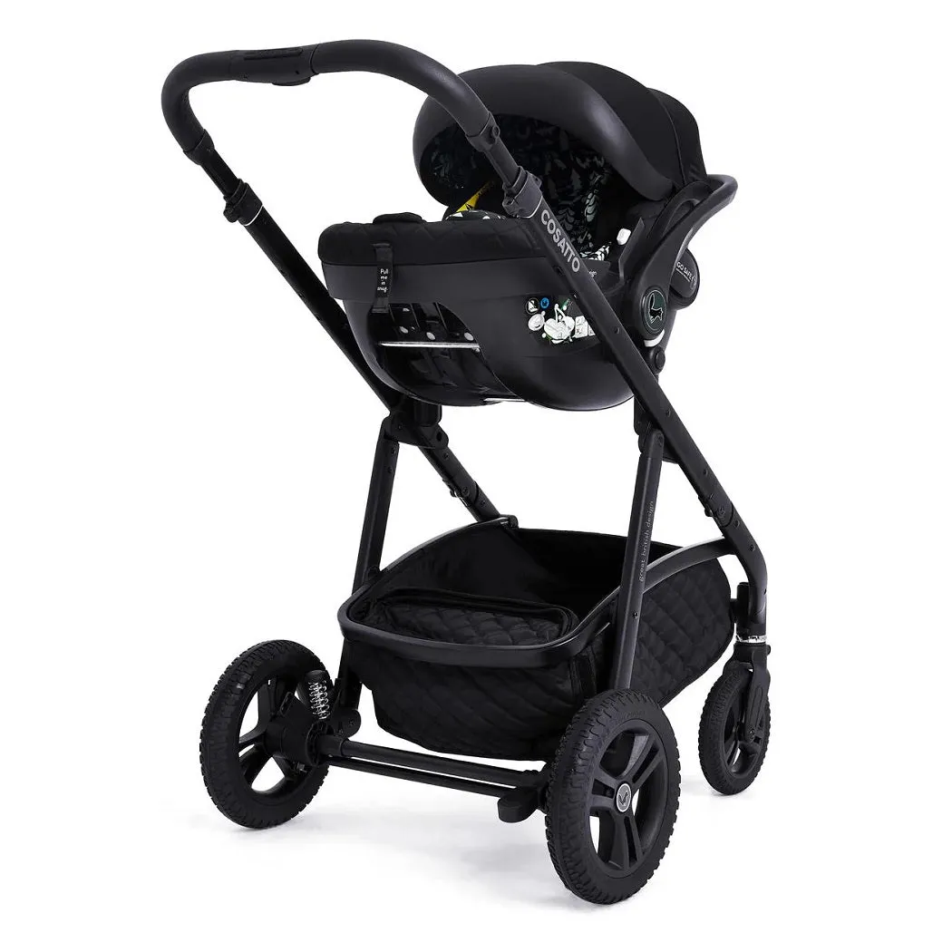 Cosatto Wow Continental Silhouette Everything Bundle with 360° Rotating Car Seat & ISOFIX Base