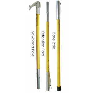 Jameson 6 FT PROFESSIONAL Yellow Fiberglass Hollow Poles  FG-6