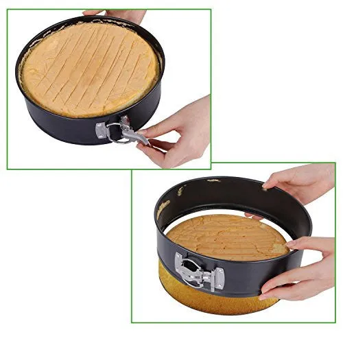 Mini Size Cake Pans 4.3x1.9 inch Carbon Steel Nonstick Bakeware Springform Pan