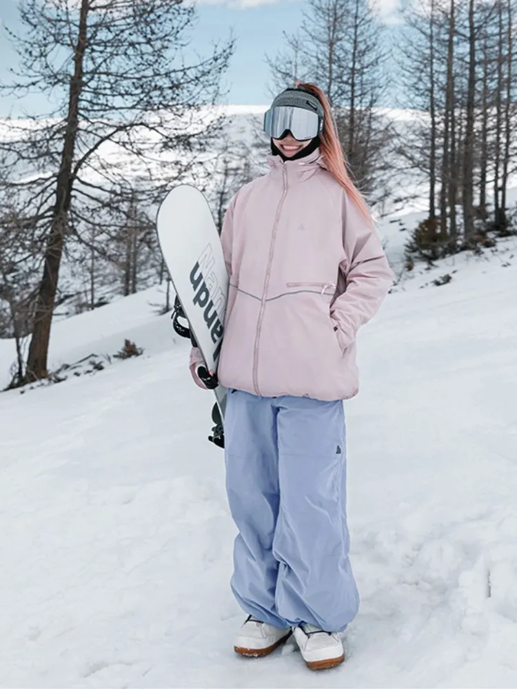 NANEND Sky Pink Purple Ski Suit - Women's