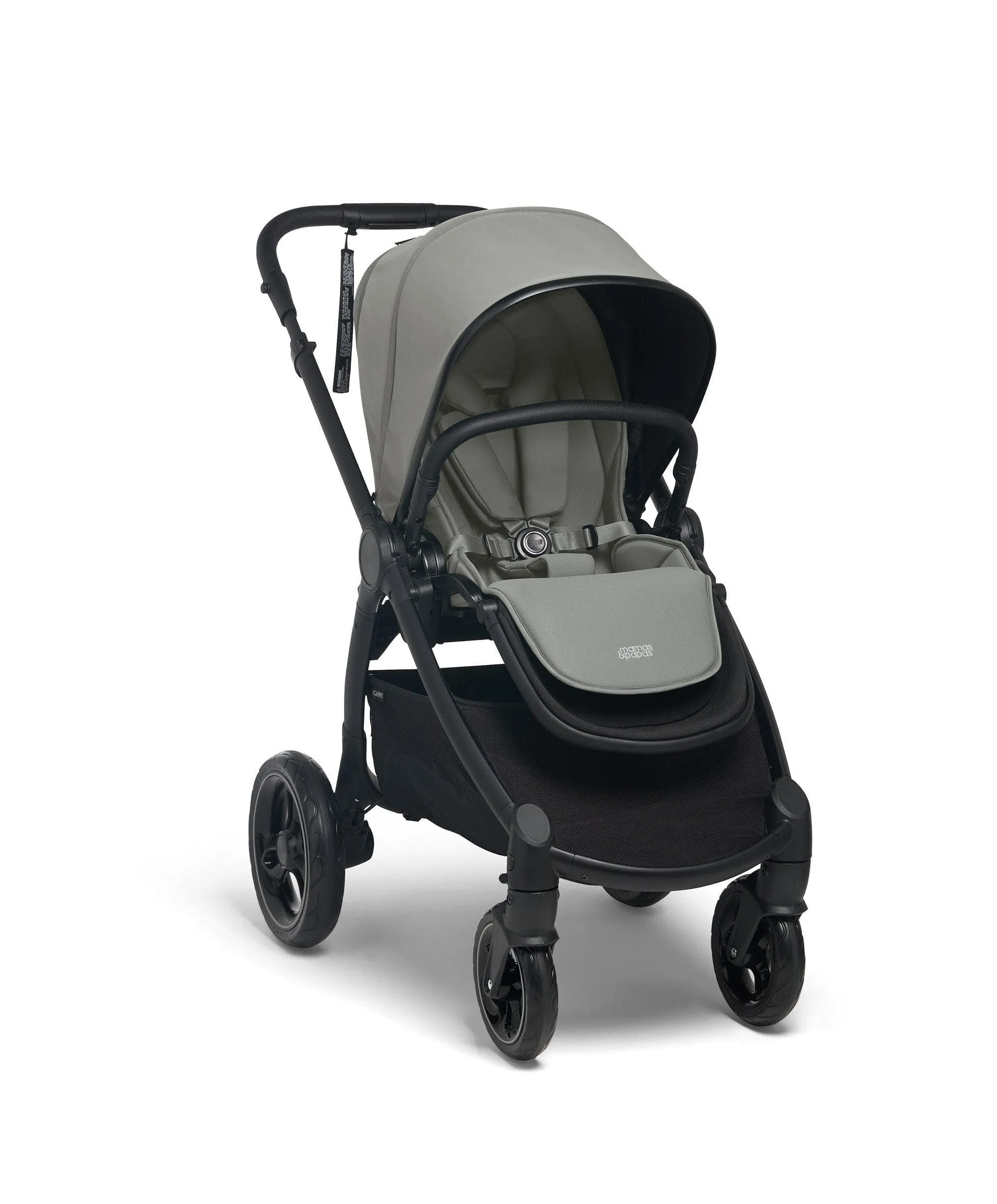 Ocarro Pushchair Complete Bundle with Cybex Aton B2 Car Seat & Base (7 Pieces) - Flint Grey