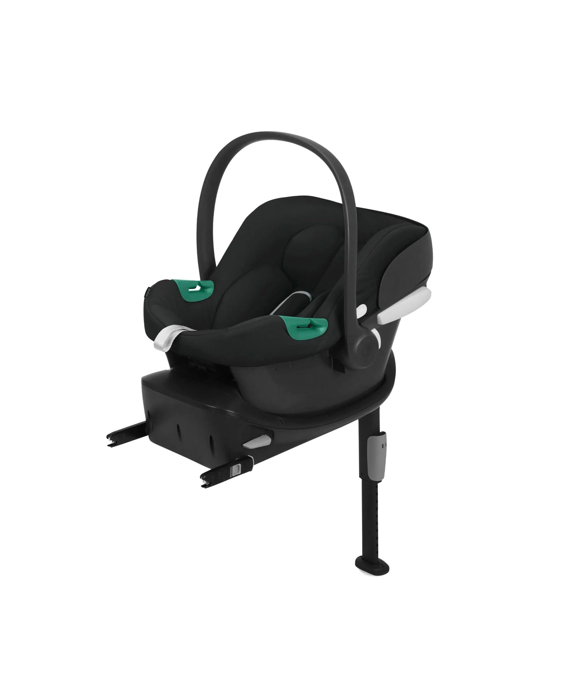 Ocarro Pushchair Complete Bundle with Cybex Aton B2 Car Seat & Base (7 Pieces) - Jet