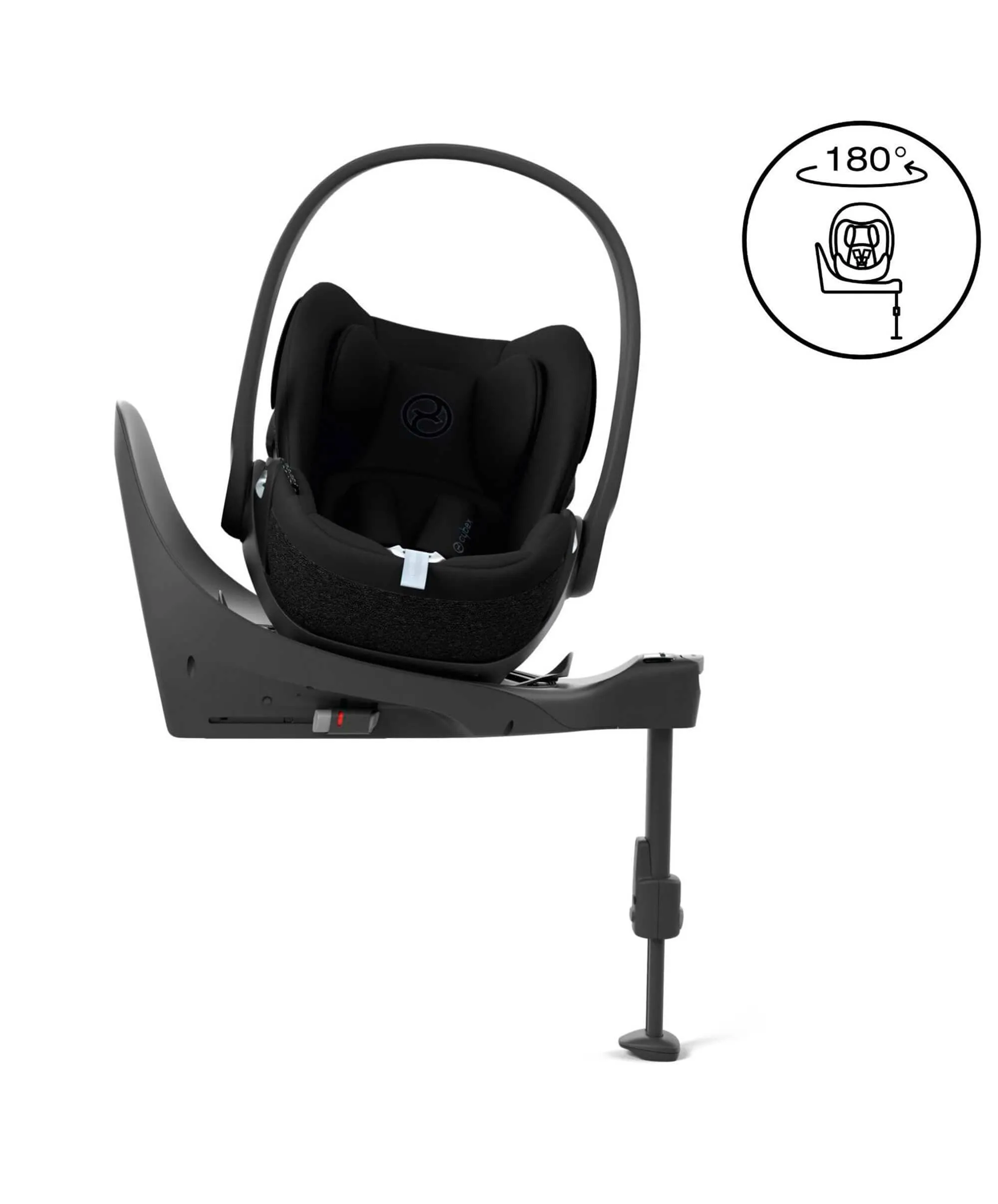 Ocarro Pushchair Complete Bundle with Cybex Cloud T Car Seat & Base (8 Pieces) - Jet