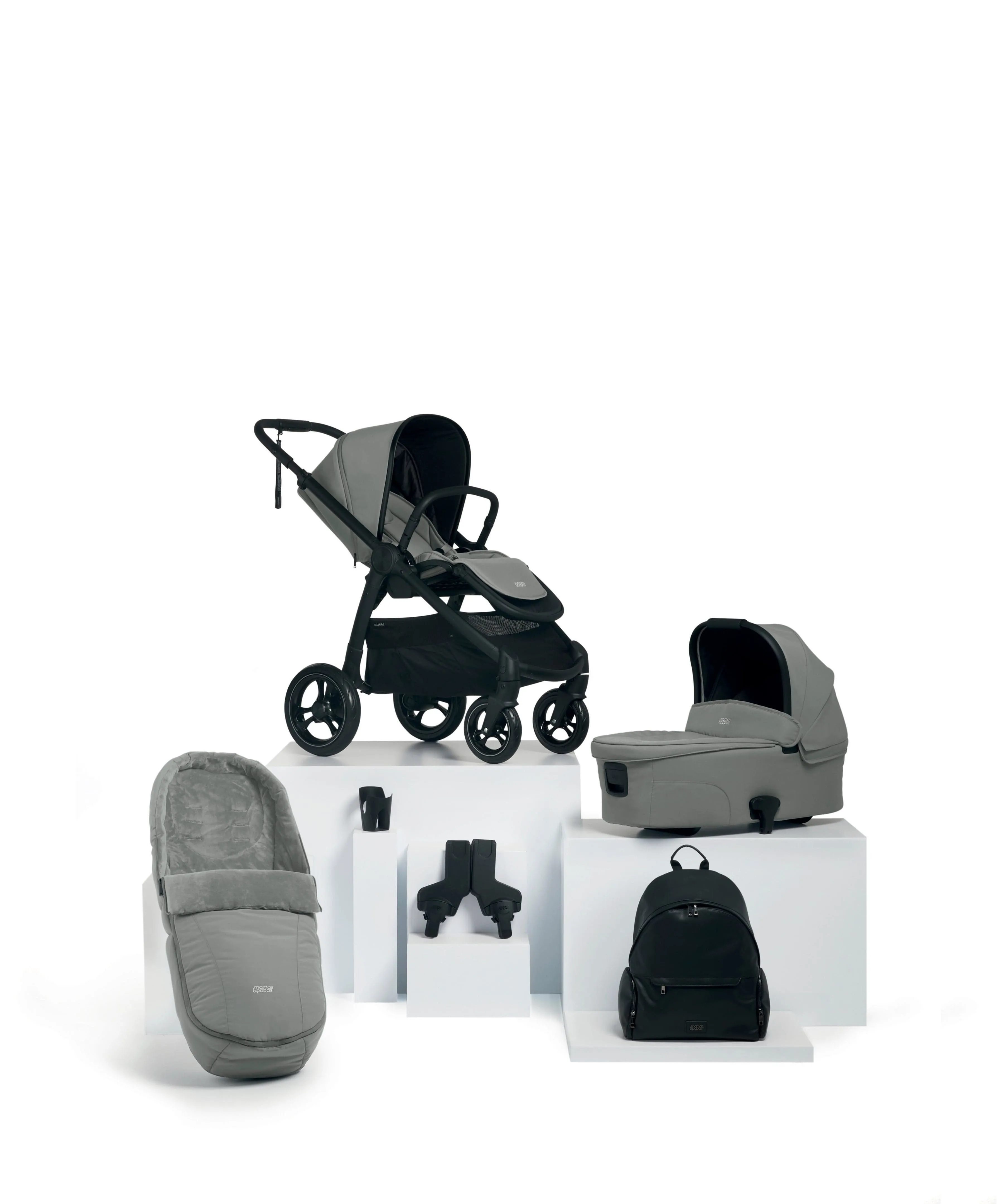 Ocarro Pushchair Essential Bundle (6 Pieces) - Flint Grey