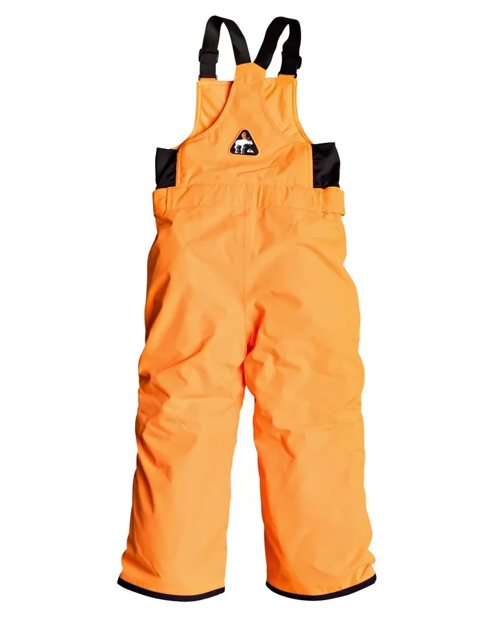 Quiksilver Boogie Kids Snow Bib - Shocking Orange - 2023