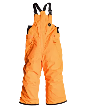 Quiksilver Boogie Kids Snow Bib - Shocking Orange - 2023