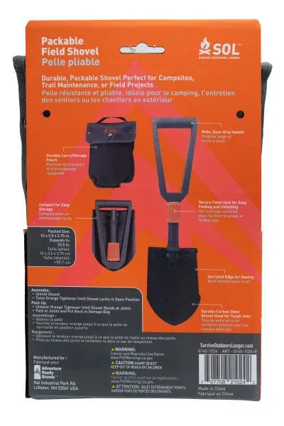 SOL Packable Field Shovel