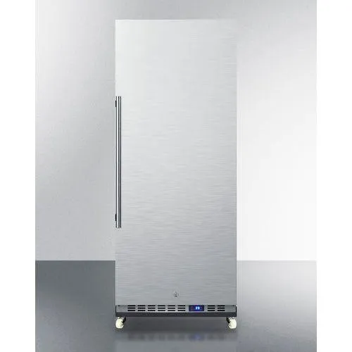 Summit 24 in. Wide Mini Reach-In All-Refrigerator with Dolly - FFAR121SSRI