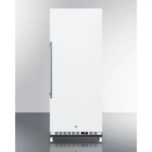 Summit 24 in. Wide Mini Reach-In All-Refrigerator with Dolly - FFAR121SSRI