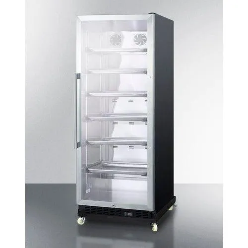 Summit 24 in. Wide Mini Reach-In Beverage Center with Dolly - SCR1156RI