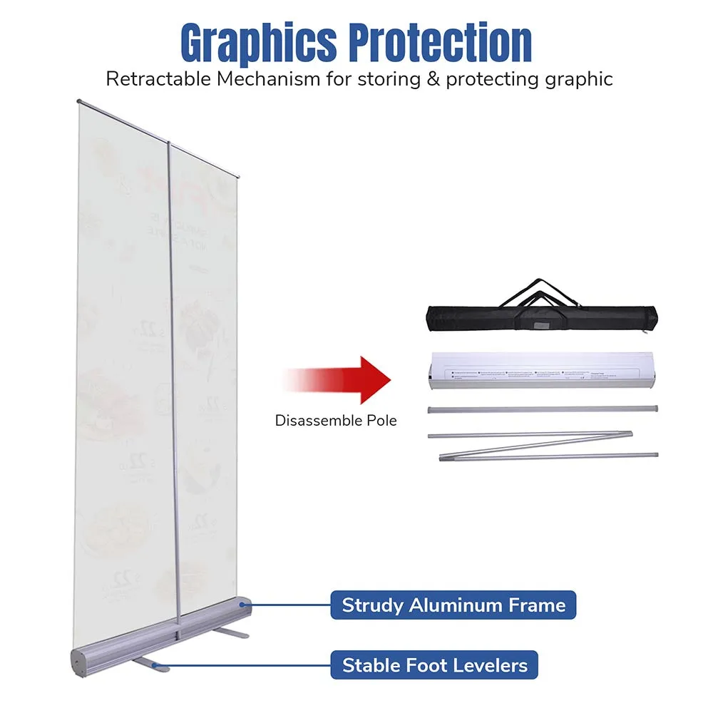 TheLAShop Wholesale 10pcs 33" x 79" Rollup Retractable Banner Stands