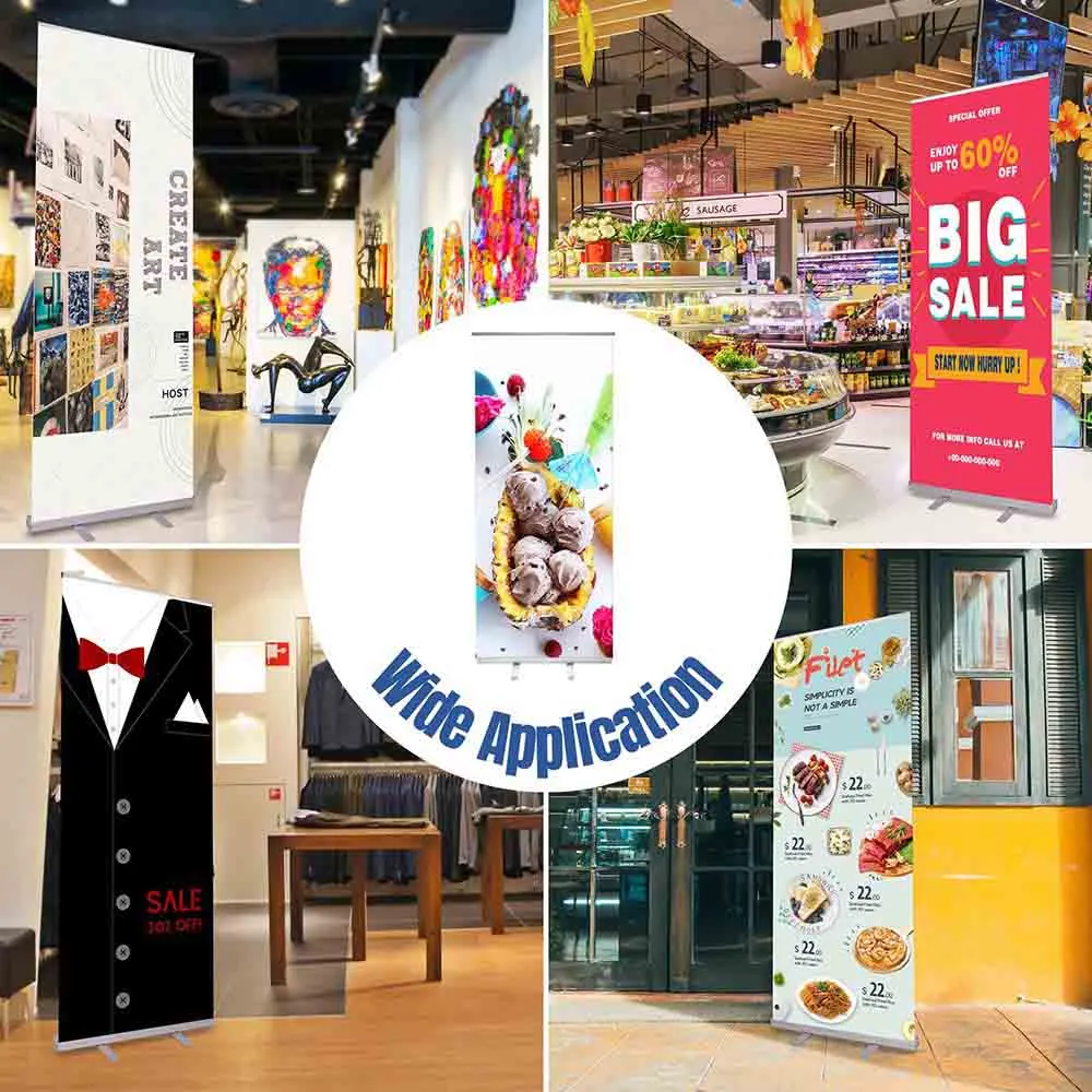 TheLAShop Wholesale 10pcs 33" x 79" Rollup Retractable Banner Stands