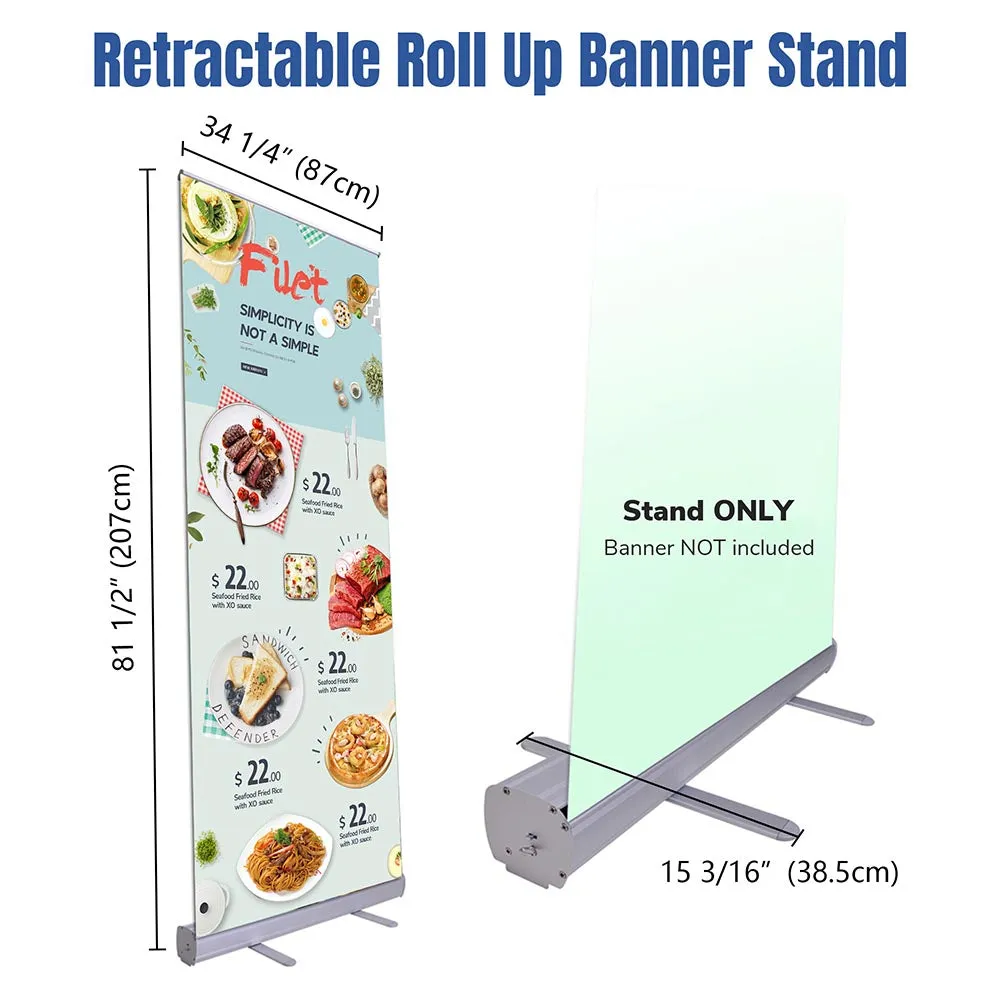 TheLAShop Wholesale 10pcs 33" x 79" Rollup Retractable Banner Stands