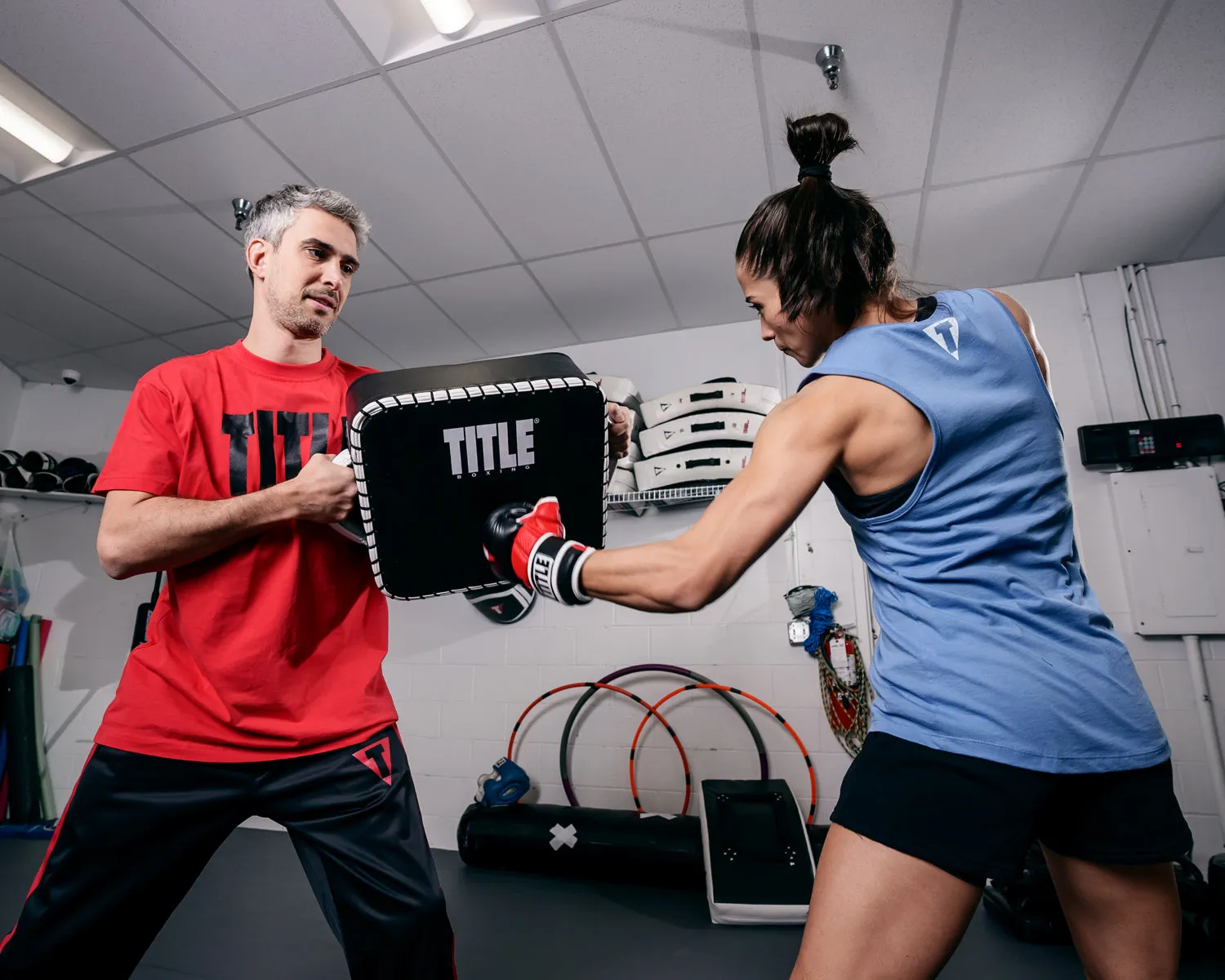 TITLE Boxing Square Punch & Kick Shield