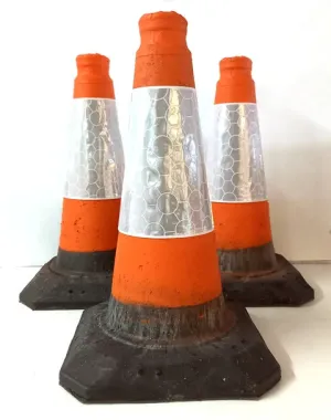 Traffic Road Cone 450mm - Set of 3