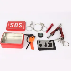 UNBRANDED SOS 6-1 SURVIVAL M/TOOL KIT