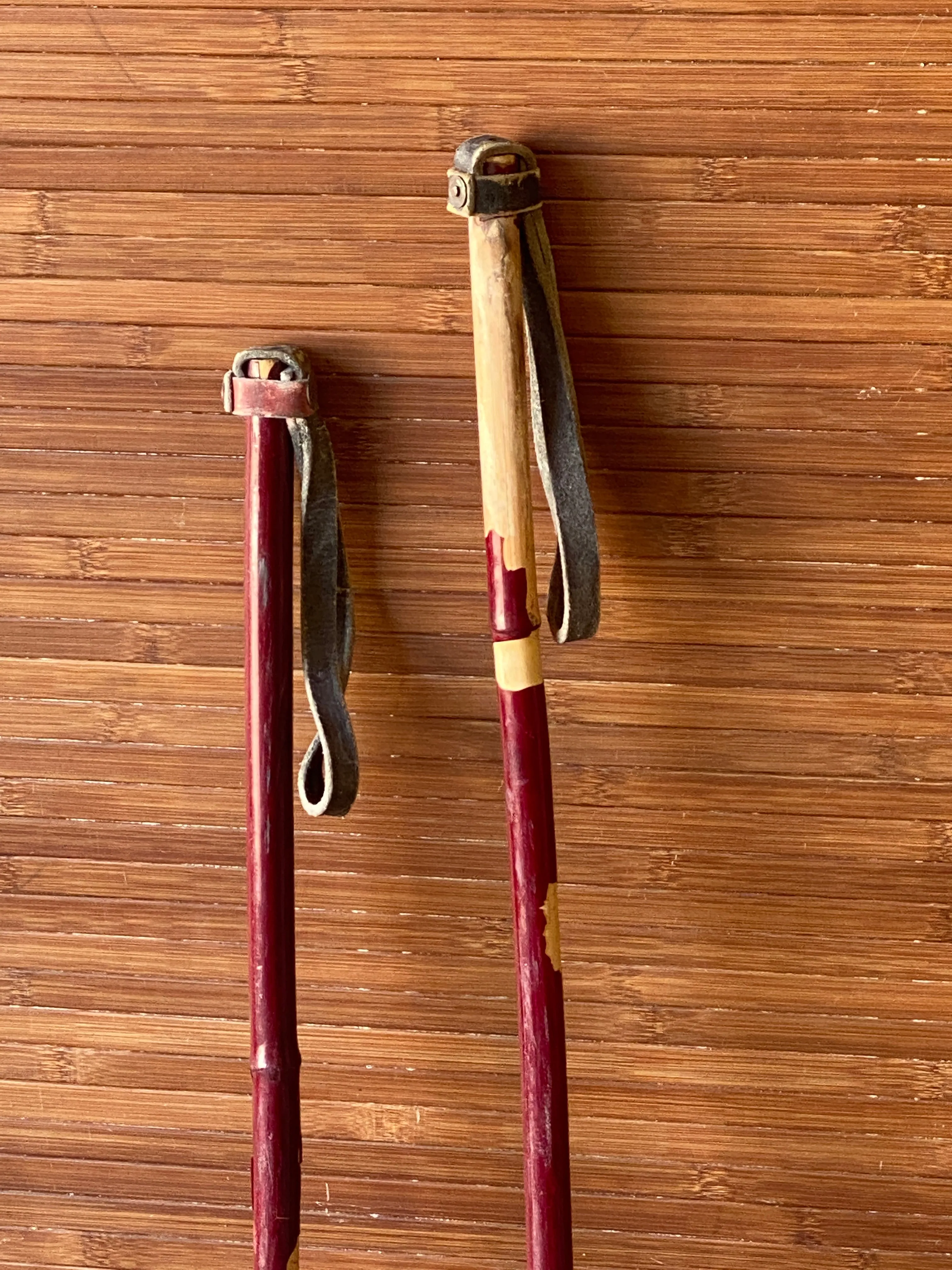 Vintage Bamboo - Childrens Ski Poles