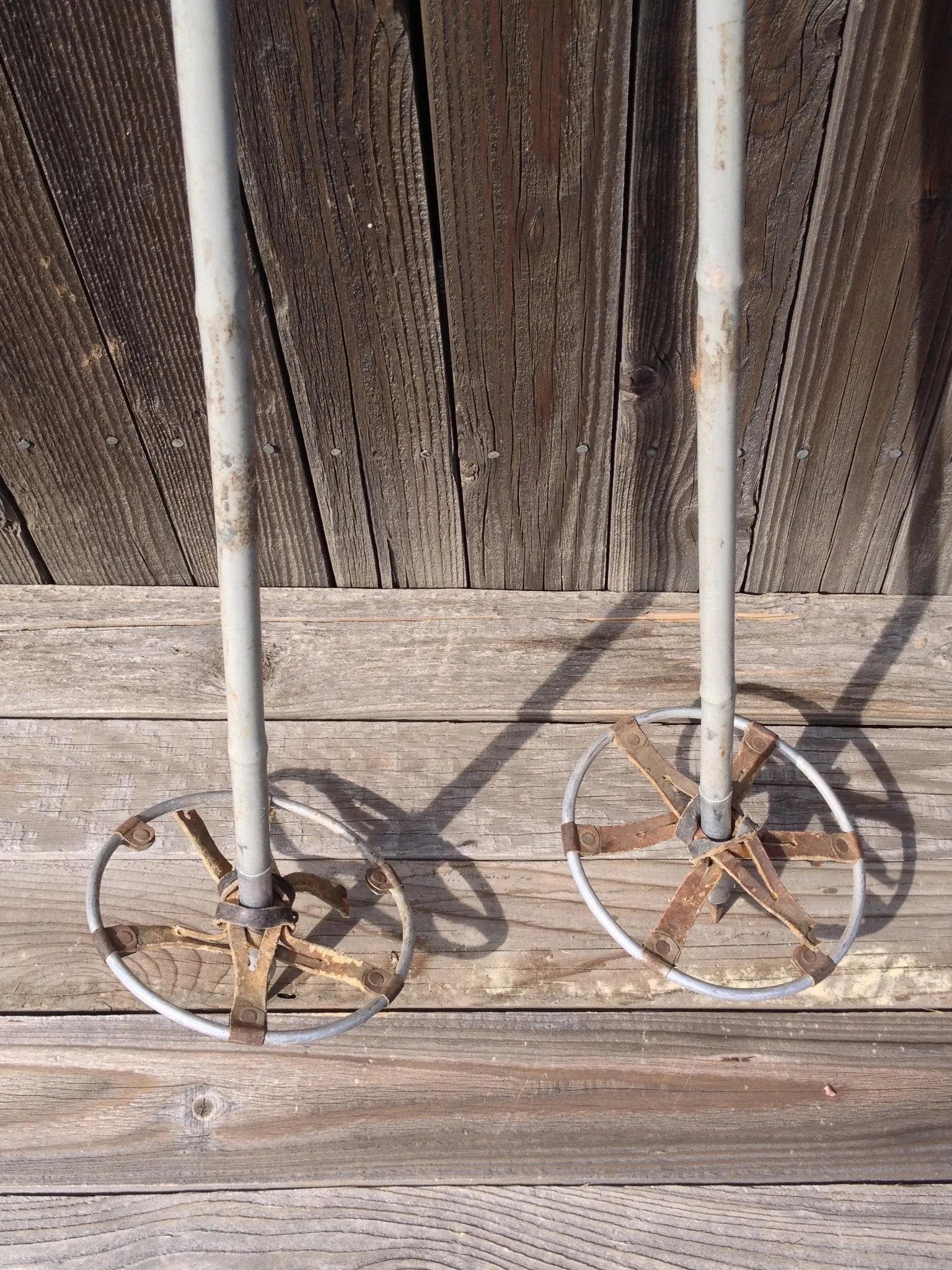 Vintage Bamboo Ski Poles by Kranz